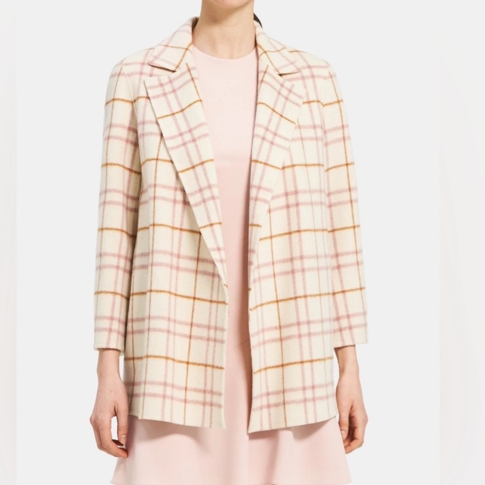 Checked Out Theory Jacket